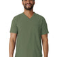Men's V-Neck Five-Pocket Top - 6834 - Olive