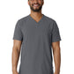 Men's V-Neck Five-Pocket Top - 6834 - Pewter