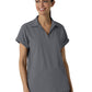 Women’s Two-Pocket Flex-n-Reach Collared Top - 6934 - Pewter