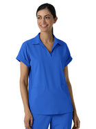 Women’s Two-Pocket Flex-n-Reach Collared Top - 6934 - Royal
