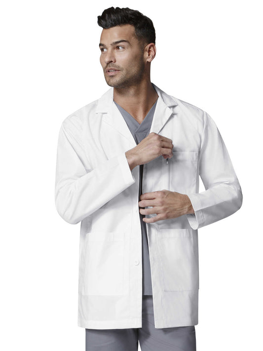 Men's Four-Pocket 31.5" Consultation Lab Coat - 7102 - White