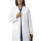 Women's Four-Pocket 38" Full-Length Lab Coat - 7402 - White