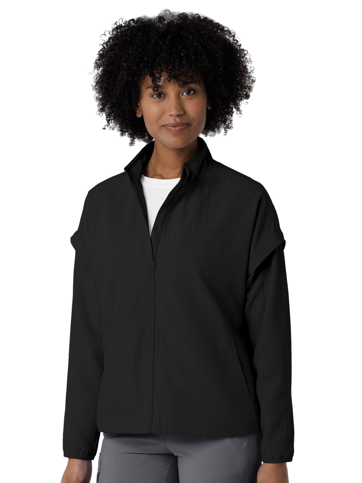 Women's Four-Pocket BreezeBreaker Jacket - 8014 - Black