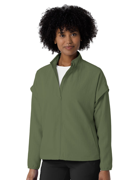 Women's Four-Pocket BreezeBreaker Jacket - 8014 - Olive