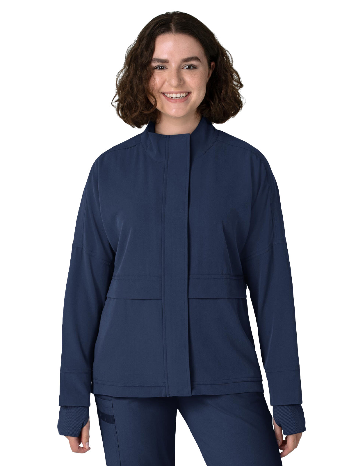 Women's Six-Pocket Packable Jacket - 8132 - Navy