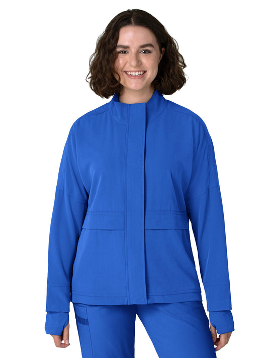 Women's Six-Pocket Packable Jacket - 8132 - Royal