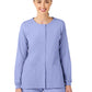 Women's Two-Pocket Crew Neck Jacket - 8155 - Ceil Blue