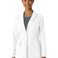 Women's Blazer Short Lab Coat - 8166 - White