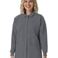 Women’s Four-Pocket Scrub Shirt Jacket - 8180 - Pewter