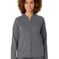 Women's Fleece Full Zip Jacket - 8209 - Pewter