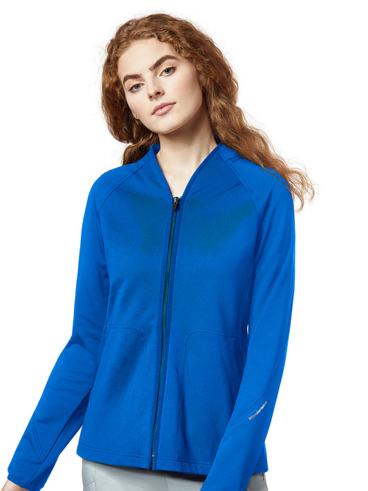 Women's Fleece Full Zip Jacket - 8209 - Royal