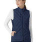 Women's Six-Pocket Quilted Vest - 8277 - Navy Blue