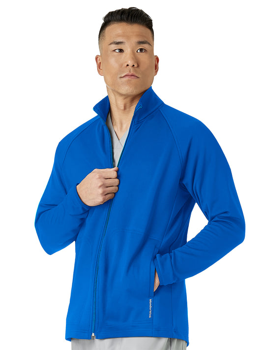 Men's Fleece Full Zip Jacket - 8309 - Royal