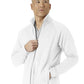 Men's Fleece Full Zip Jacket - 8309 - White