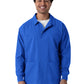 Men’s Four-Pocket Scrub Shirt Jacket - 8380 - Royal