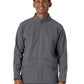 Men's Four-Pocket Soft Shell Scrub Jacket - 8609 - Pewter