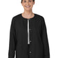 Women’s Two-Pocket Warm-Up Scrub Jacket - 8751 - Black