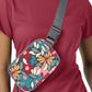 Chatelaine Four-Pocket Belt Bag - A101 - Floral Fusion Pewter