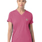 Women's Five-Pocket V-Neck Scrub Top - C13190 - Electric Fuschia