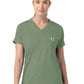 Women's Five-Pocket V-Neck Scrub Top - C13190 - Green Slate