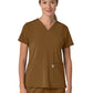 Women's Three-Pocket Flex Panel V-Neck Top - C13210 - Carhartt Brown