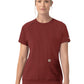 Women's Two-Pocket Crew Neck Scrub Top - C13290 - Amber Terrain