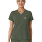 Women's One-Pocket Tuck-In Top - C13410 - Olive