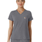 Women's One-Pocket Tuck-In Top - C13410 - Pewter