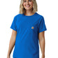Women's One-Pocket Crew Neck Scrub Top - C13510 - Royal