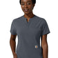 Women's Three-Pocket Banded Collar Scrub Top - C13810 - Approaching Storm