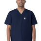 Men's Four-Pocket Modern Fit V-Neck Top - C16113 - Navy
