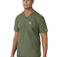 Men's Four-Pocket Modern Fit V-Neck Top - C16113 - Olive