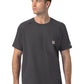 Men's Five-Pocket Crew Neck Scrub Top - C16190 - Pewter