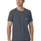Men's Two-Pocket Crew Neck Scrub Top - C16510 - Approaching Storm