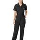 Women's Nine-Pocket Short Sleeve Shirt Coverall - C21110 - Black