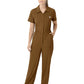 Women's Nine-Pocket Short Sleeve Shirt Coverall - C21110 - Carhartt Brown