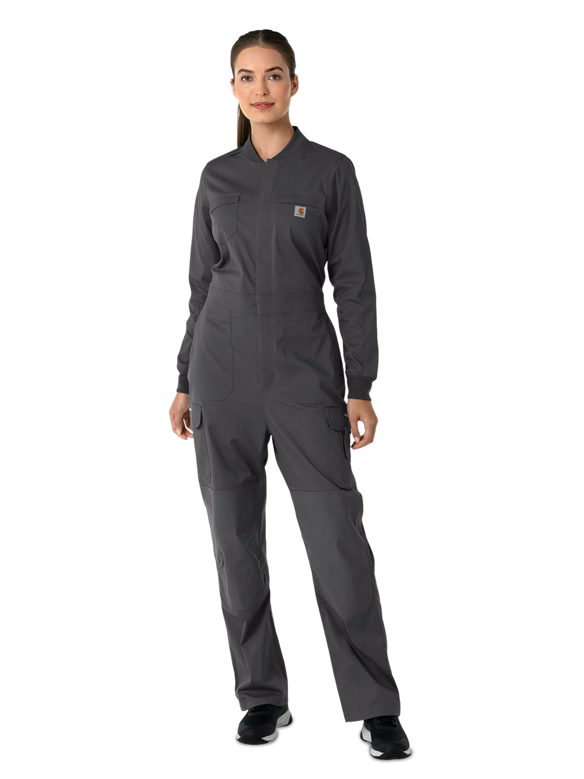 Women's Eleven-Pocket Ripstop Coverall - C21418 - Pewter