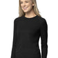 Women's Modern Fit Long Sleeve Tee - C31002 - Black