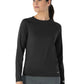Women's Performance Long Sleeve Tee - C31009 - Black Heather