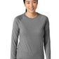 Women's Performance Long Sleeve Tee - C31009 - Grey Heather