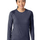 Women's Performance Long Sleeve Tee - C31009 - Navy Heather