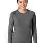Women's Performance Long Sleeve Tee - C31009 - Pewter Heather