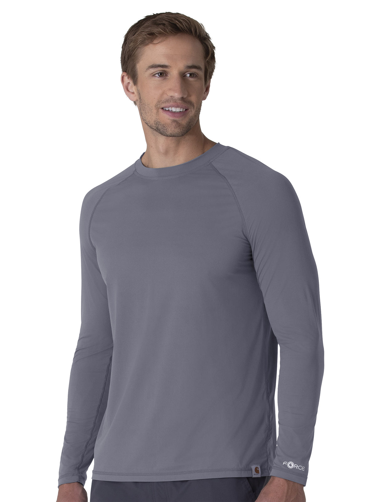 Men's Modern Fit Long Sleeve Tee - C32002 - Pewter