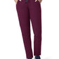 Women's Nine-Pocket Modern Fit Straight Leg Pant - C51213 - Wine