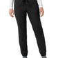 Women's Six-Pocket Ripstop Jogger Scrub Pant - C52139 - Black