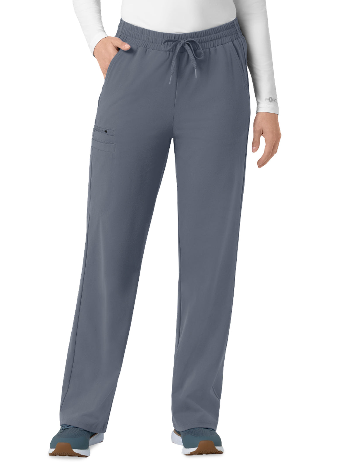 Women's Six-Pocket Boot Cut Scrub Pant - C53190 - Approaching Storm