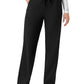 Women's Six-Pocket Boot Cut Scrub Pant - C53190 - Black