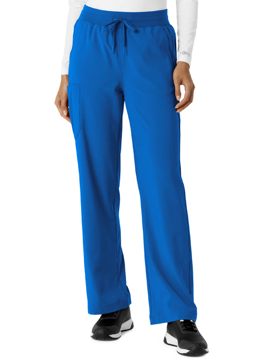 Women's Six-Pocket Boot Cut Pant - C53310 - Royal Blue