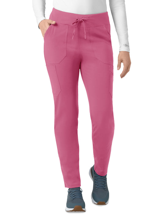 Women's Eight-Pocket Modern Scrub Pant - C53390 - Electric Fuschia