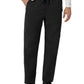 Men's Six-Pocket Ripstop Straight Leg Cargo Scrub Pant - C56239 - Black